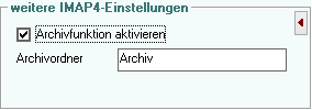weitere IMAP4-Einstellungen