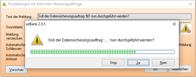 Kritische Warnungsabfrage