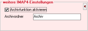 weitere IMAP4-Einstellungen
