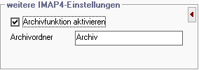 weitere IMAP4-Einstellungen