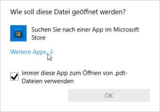 Wie soll diese Datei ge&ouml;ffnet werden?
