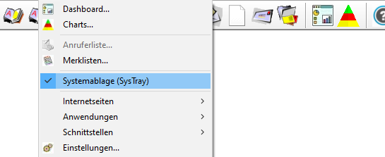 Systemablage (Systray)