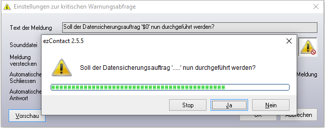 Kritische Warnungsabfrage