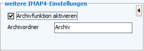 weitere IMAP4-Einstellungen