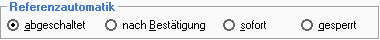Referenzautomatik