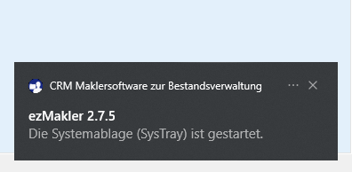 Systemablage (Meldung)
