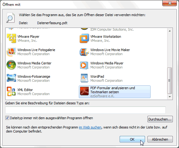 Verkn&uuml;pfte Anwendung best&auml;tigen